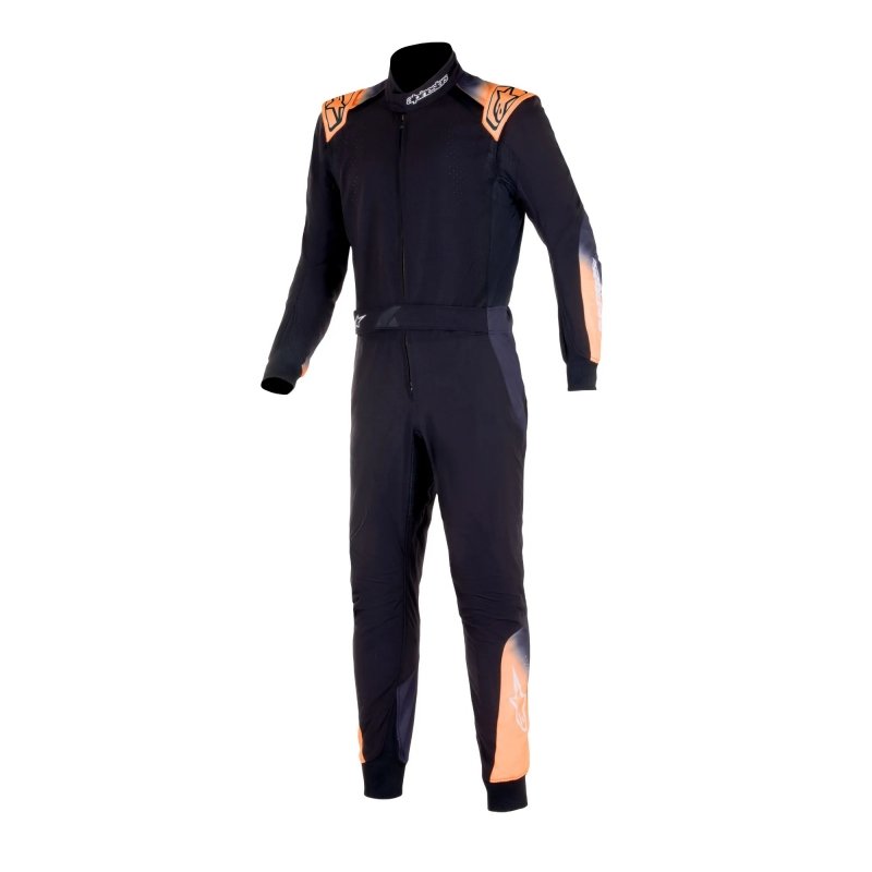 Alpinestars KMX-5 V3 Kart Overall Black-White | Kart Racing