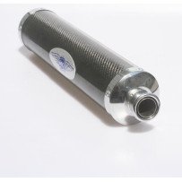 MC Racing Muffler Carbon Black KZ10