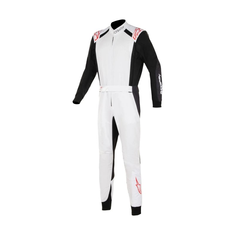 Alpinestars KMX-5 V3 Kart Overall White-Black | Kart Racing