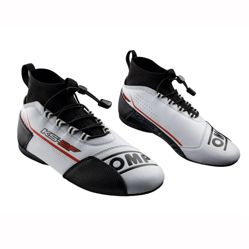 OMP KS-2F Karting Kengät White-Punainen