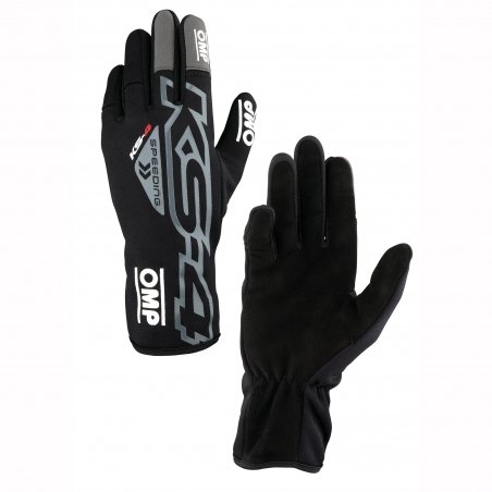 OMP KS-4 Kart luvas Preto