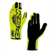 OMP KS-4 Kart handsker Yellow-Sort