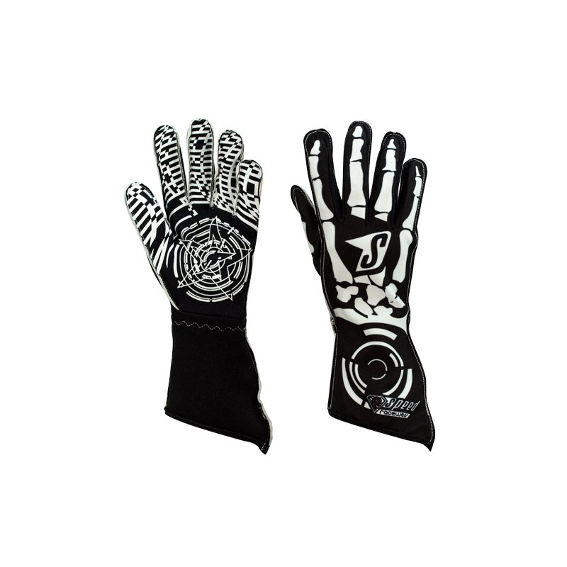 Speed Misano G-1 Handschuhe Schwarz-Weiß