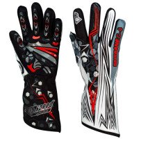 Handschuhe Speed Brisbane G-4 Schwarz-Weiß-Rot