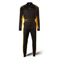 Speed Denver HS-2 Hobby Overall Musta-Yellow