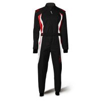 Speed Cordura Atlanta CS-3 Overall Musta-White-Punainen