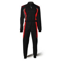 Speed Cordura Atlanta CS-3 Overall Zwart-Rood-Grijs