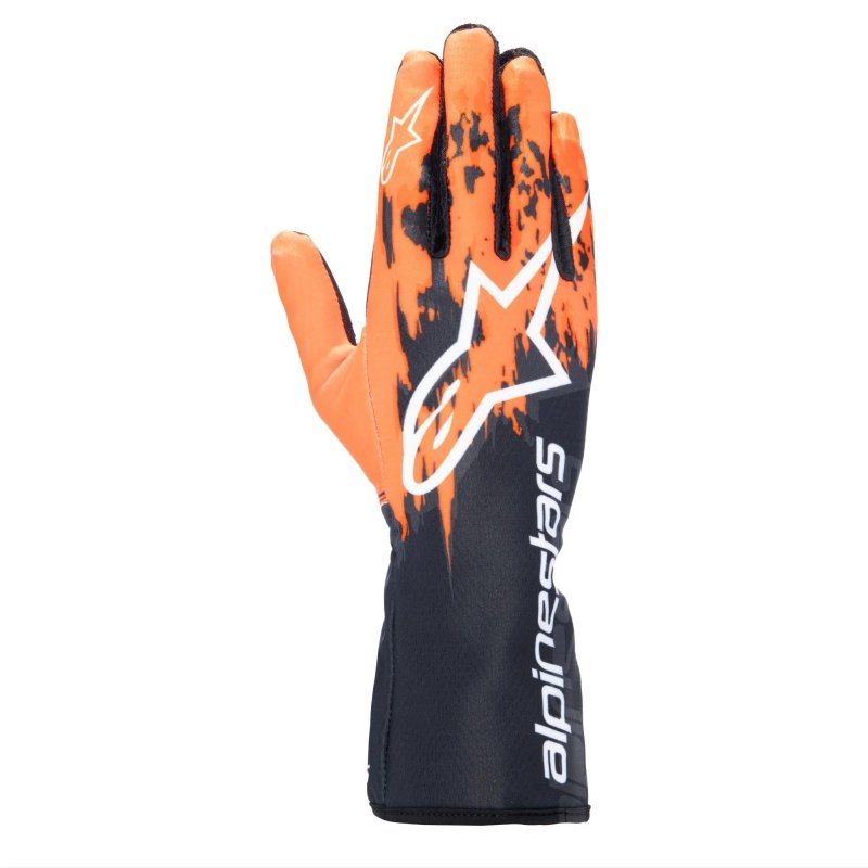 Alpinestars Tech 1-K V3 gloves Black-Orange-White – Kart Racing P