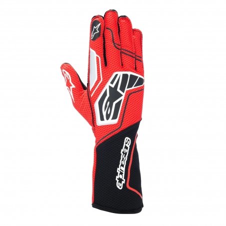Luvas Alpinestars Tech 1-KX V4 Preto-Vermelho