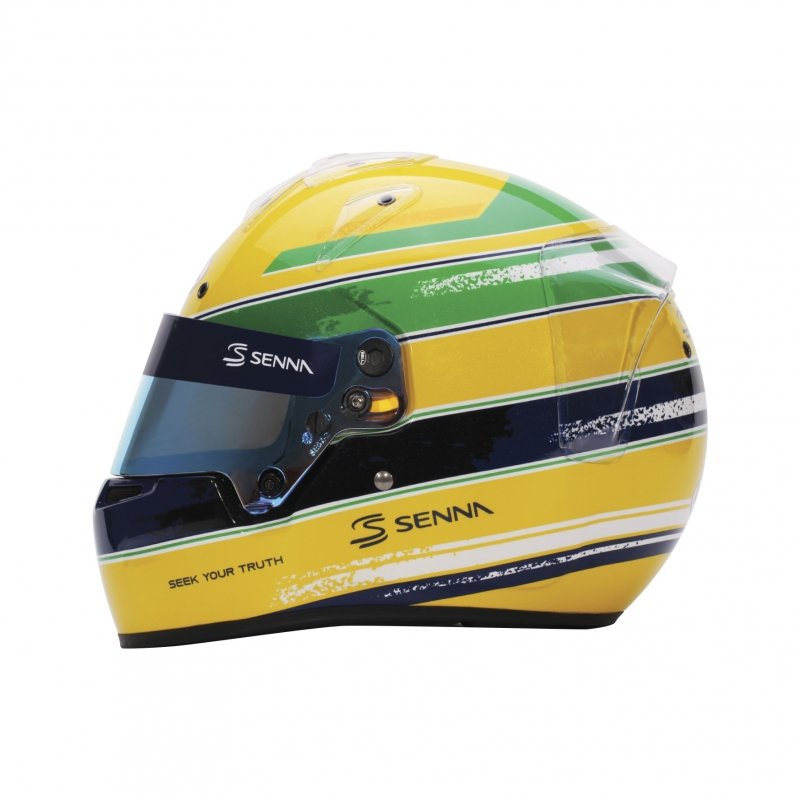 Bell KC7-CMR Ayrton Senna kart helmet