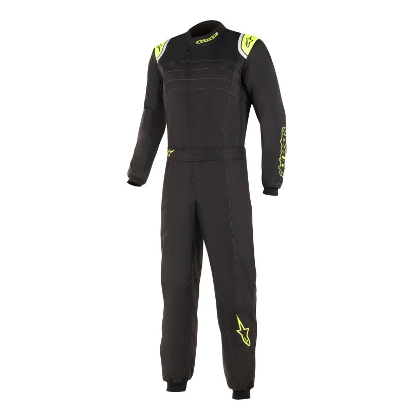 Alpinestars KMX-9 V3 Kart Overall Zwart-Yellow Fluo