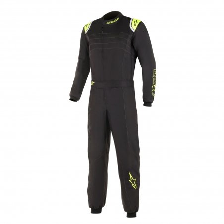Alpinestars KMX-9 V3 Kart Overall Musta-Yellow Fluo