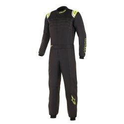 Alpinestars KMX-9 V3 Kids Kart Overall Sort-Fluo Yellow