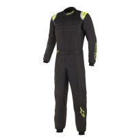 Alpinestars KMX-9 V3 Kids Kart Overall Zwart-Fluo Yellow