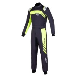 Alpinestars KMX-9 V3 Graphic 3 Kart Overall Preto-Fluo Yel