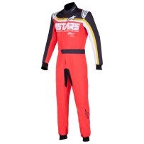 Alpinestars KMX-9 V3 Graphic 2 Kart Overall Rood-Zwart-Bra