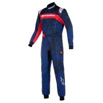 Alpinestars KMX-9 V3 Graphic 5 KIDS Kart Overall Navy Blau