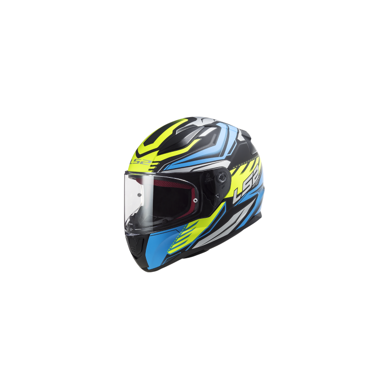 LS2 Rapid Gale Helmet - Matte Black-Blue-Yell | Kart Racing