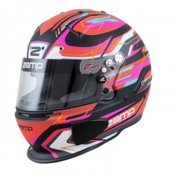 Zamp RZ 70E Switch Red-Black-Blue Motorsport Helmet