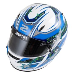 Casco Motorsport Zamp ZR-72 Bianco-Blu