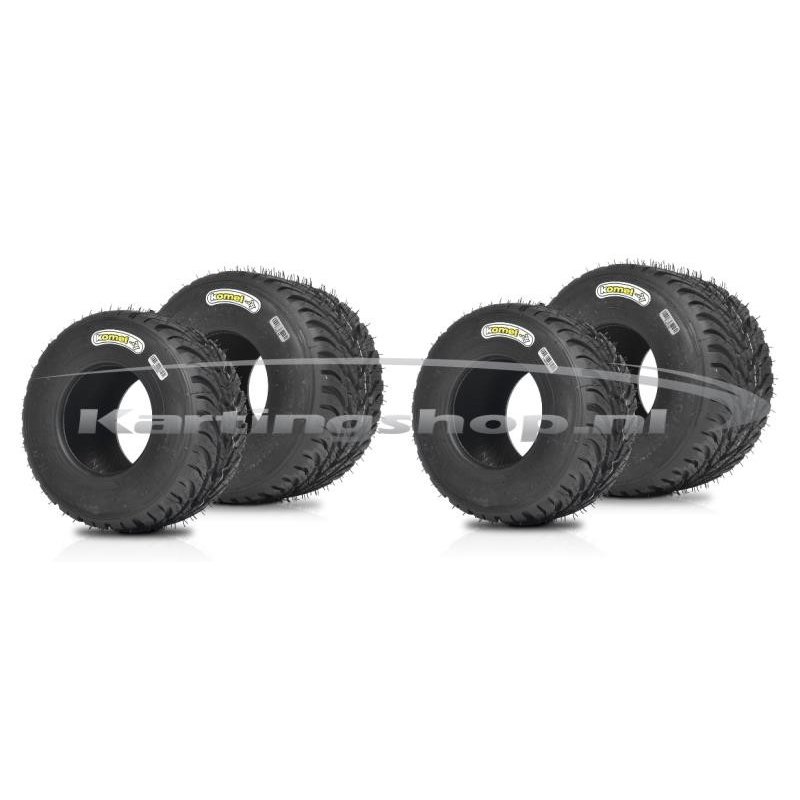 Conjunto de pneus Komet K1-W (chuva) 4.60-7.10