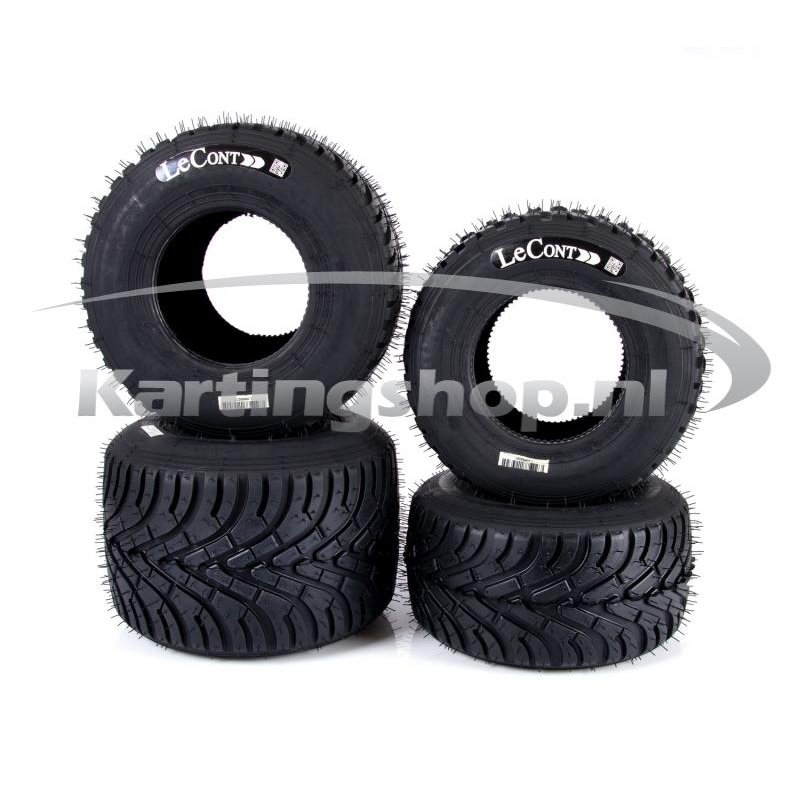LeCont LWR Rain set tires 4.2-6.00 | Kart Racing