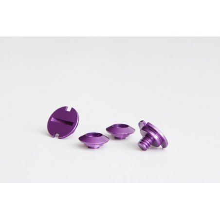 Zamp visor mounting set Purple – Kart Racing Performance