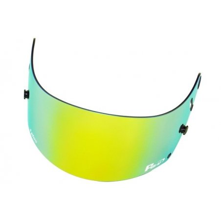 FMV Goud/Groen spiegelvizier GP-6, Arai GP-6S & Arai SK-6