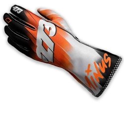 Minus 273 Supersonic Oranje-Zwart-Wit handschoenen