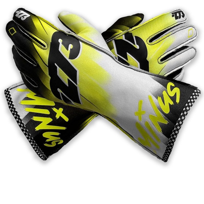 Guantes Minus 273 Supersonic Amarillo-Negro-Blanco