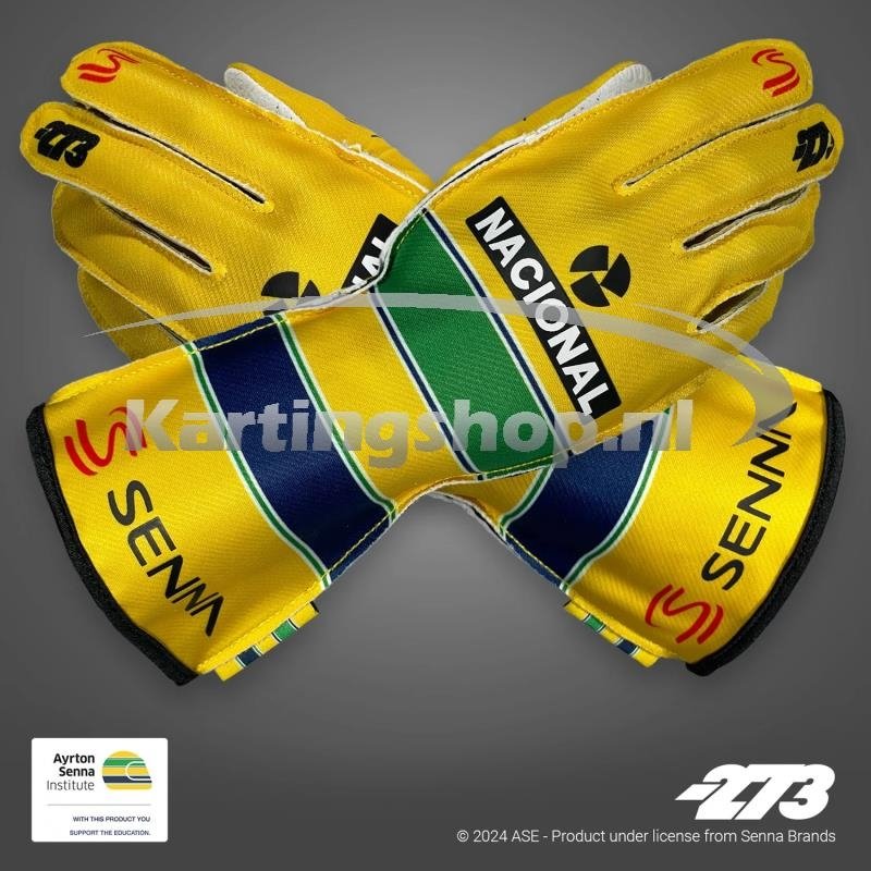 Minus 273 AYRTON SENNA käsineet Yellow