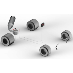 Alfano 7 1T GPS Kart Cronómetro PACK2