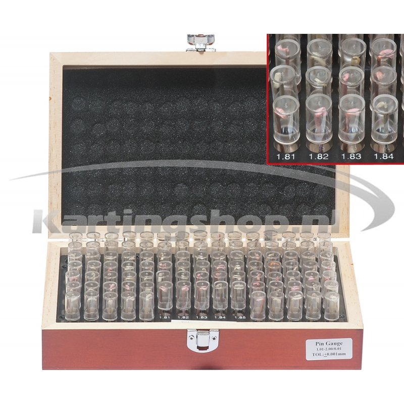 Main jet Calibration set 1.01-2.00 MM