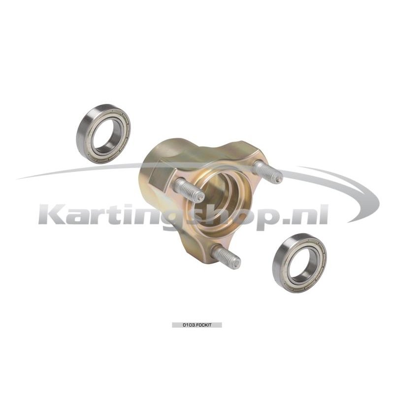 OTK Front wheel hub BST 17×53mm Aluminum | Kart Racing
