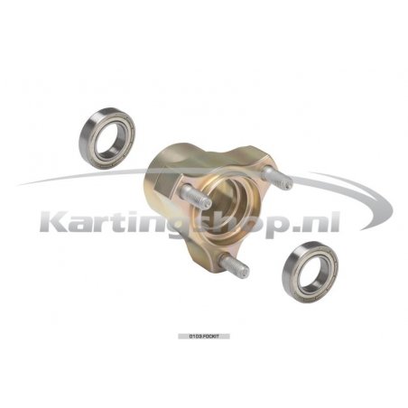 OTK Front wheel hub BST 17×53mm Aluminum | Kart Racing