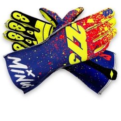 Minus -273 DRIP V2 Blå Fluo Gul Fluo Röda handskar