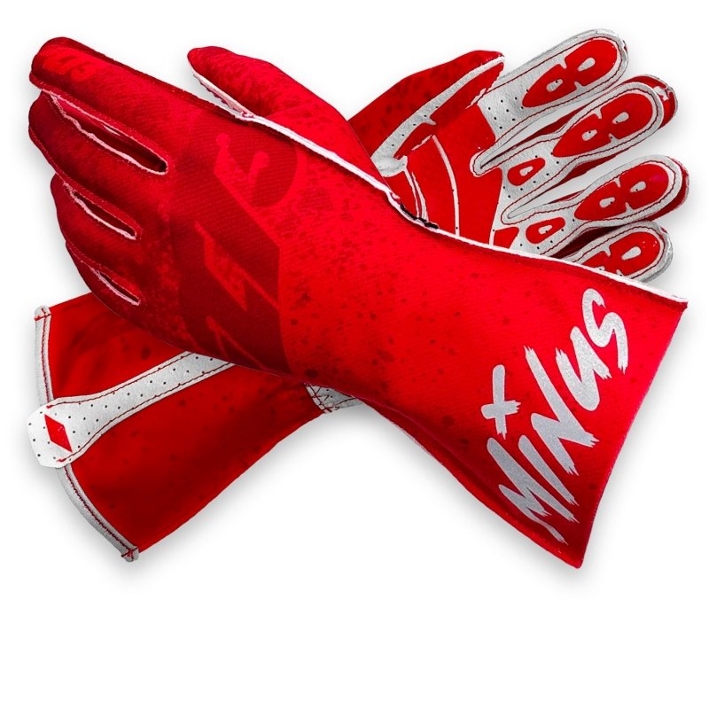 Minus -273 DRIP V2 Fluo Rouge Neon gants | Karting