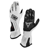 OMP KS-X Kart Handschuhe Weiß
