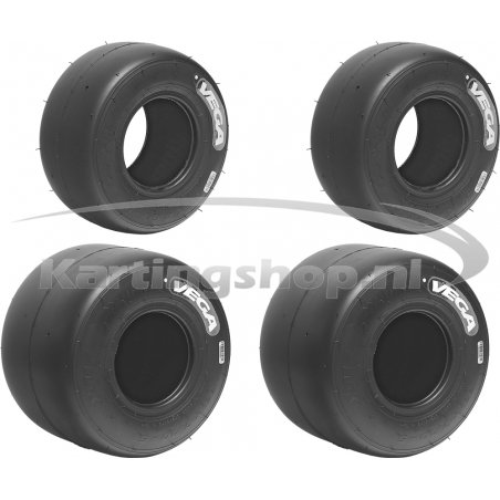 Vega XM4 set of tires 4.60/7.10 CIK-M Prime White