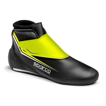 Sparco K-Prime Kart Shoes Black-Fluo Yellow | Kart Racing