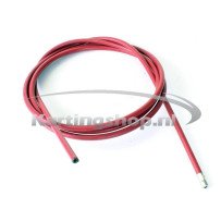 Gaskabel buitenkabel Teflon 2.0x5.0 mm per meter Rood
