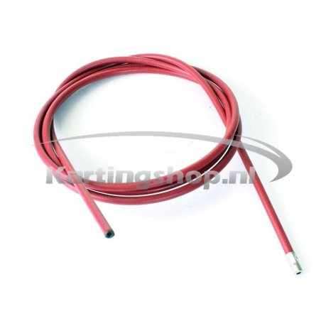 Gas Kabel outer Kabel Teflon 2.0x5.0 mm per meter Rot