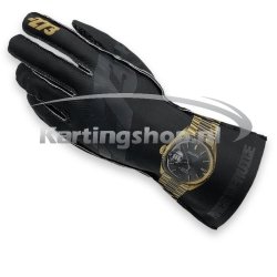 Minus -273 Race Service Sort-Grey-Guld Asymmetric Handsker