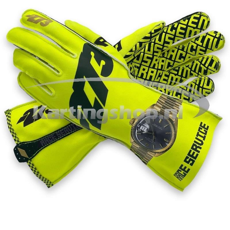 Minus -273 Race Service Fluo Yellow-Musta-Kulta Asymmetric