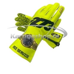 Minus -273 Race Service Fluo Gelb-Schwarz-Gold Asymmetric Handschuhe