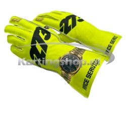 Minus -273 Race Service Fluo Gelb-Schwarz-Gold Asymmetric Handschuhe