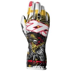 Minus 273 SHAOLIN Negro-Blanco-Rojo-Amarillo-Guantes asimétricos