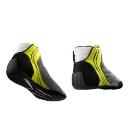 OMP KS-XR Kart Sko Sort-Fluo Yellow