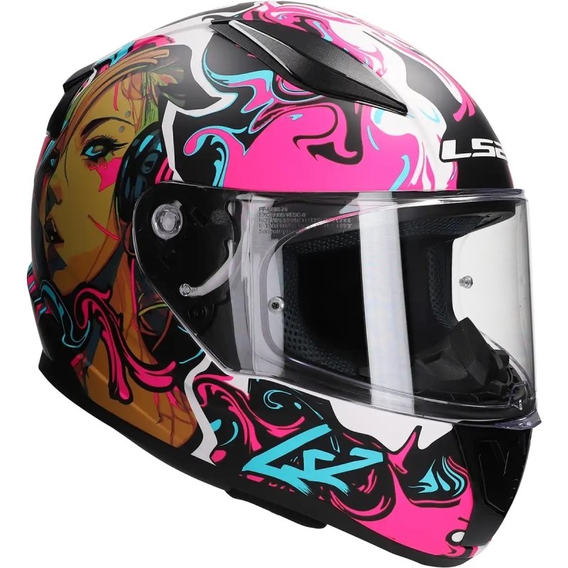LS2 Rapid II Cyberg - Matte Purple-Cyan