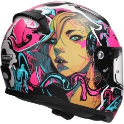 LS2 Rapid II Cyberg - Matte Purple-Cyan